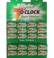 Gillette 100 Double Edge scheermesjes 7 O Clock 