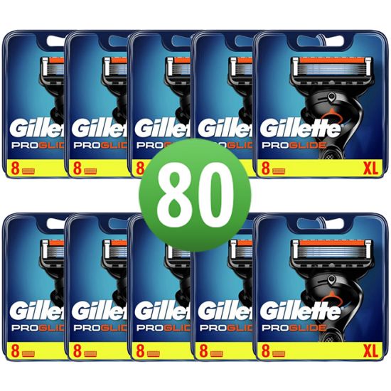 Gillette ProGlide Scheermesjes 80 Stuks Aanbieding