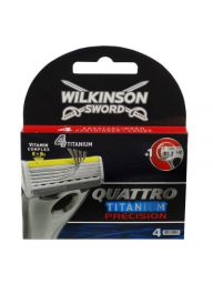 Wilkinson Quattro Titanium Precision Mesjes 4 stuks