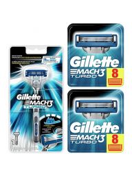 Gillette Combi Mach3 Turbo Scheersysteem incl 17 mesjes