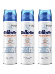 Gillette Combi SkinGuard Sensitive Scheergel 3x 200ml