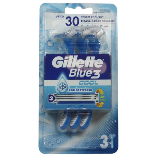 Gillette Blue 3 Cool Wegwerpmesjes 3 Stuks