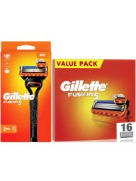 Gillette Combi Fusion5 Houder incl 18 Mesjes