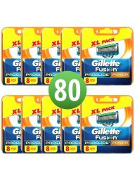 Gillette Fusion5 ProGlide Power Scheermesjes 80 Stuks Hele Doos (10x8)