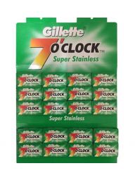 Gillette 100 Double Edge scheermesjes 7 O Clock 