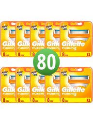 Gillette Fusion5 Scheermesjes 80 Stuks Hele Doos (10x8)