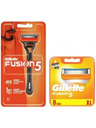 Gillette Combi Fusion5 Houder incl 9 Mesjes