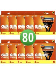 Gillette Fusion5 Scheermesjes 80 Stuks Hele Doos (10x8) Nieuw