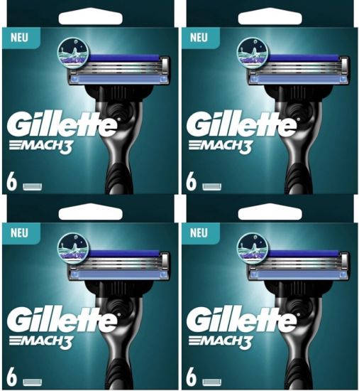 Gillette Mach3 24 scheermesjes 