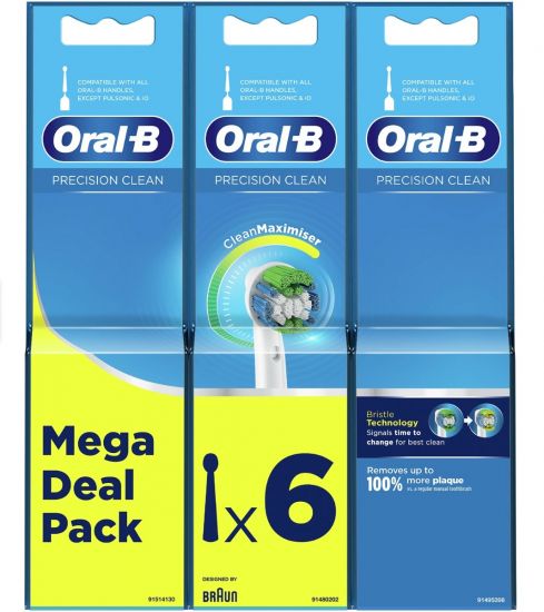 Oral B 6 Precision Clean Opzetborstels