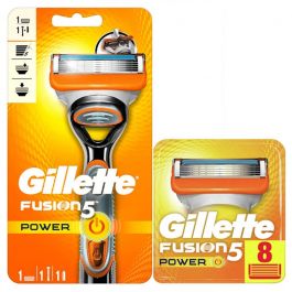 Gillette Combi Fusion5 Power Scheersysteem Incl 9 Mesjes ShaveSavings.com