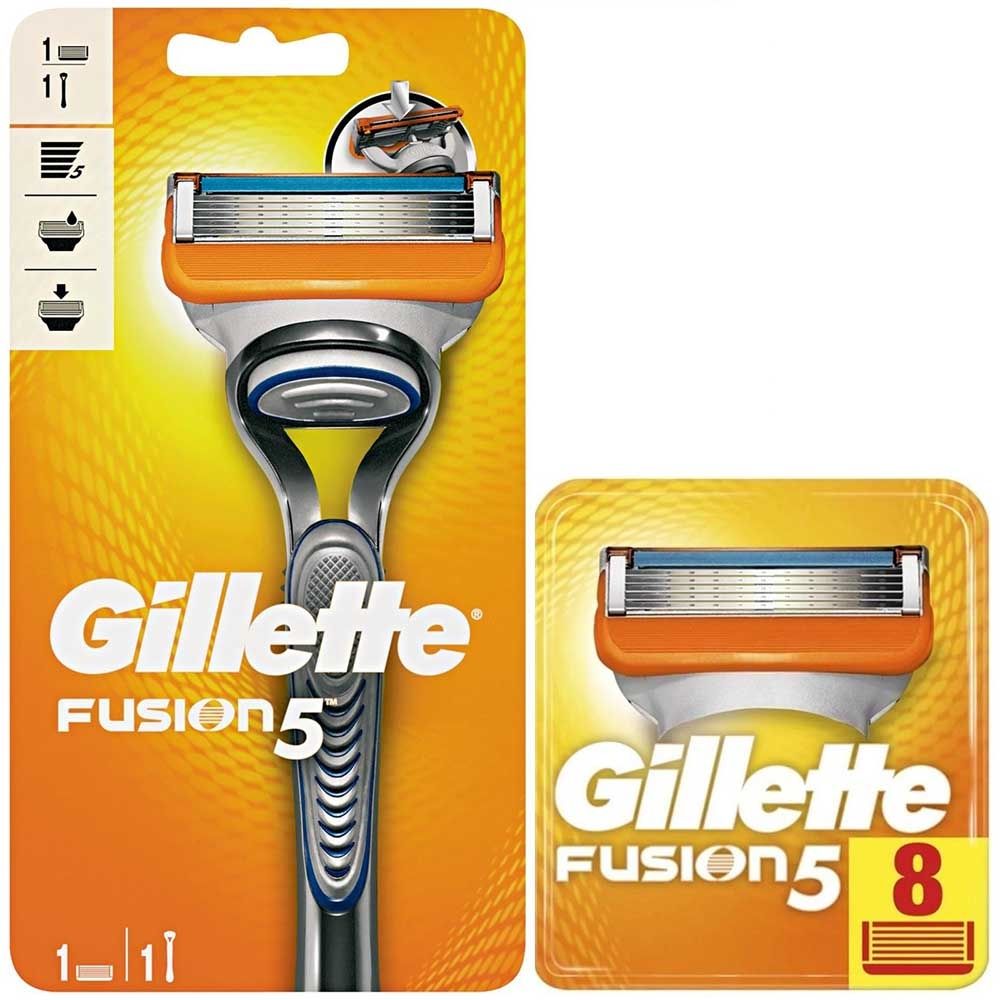 ideologie Verlichten Maak los Gillette Combi Fusion5 Houder incl 9 Mesjes ShaveSavings.com