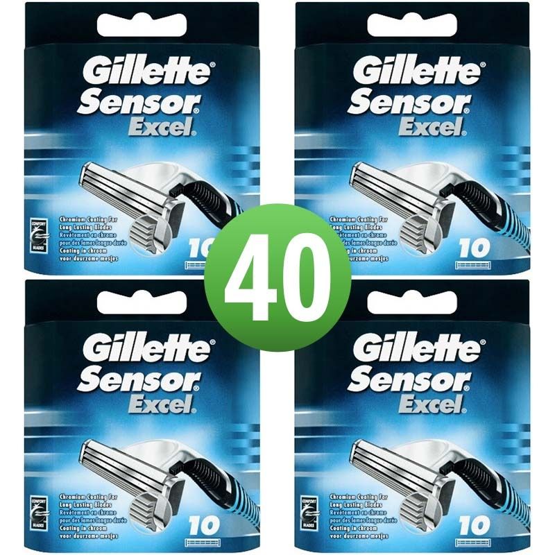 G Overeenkomstig met bod Gillette Combi Scheermesjes Sensor Excel 40 mesjes | ShaveSavings.com  ShaveSavings.com