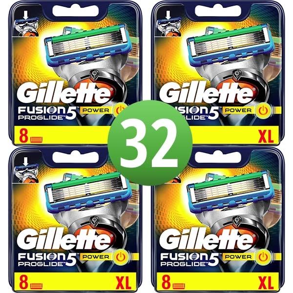 minstens Nautisch Kraan Gillette Fusion5 ProGlide Power 32 Mesjes | ShaveSavings.com  ShaveSavings.com