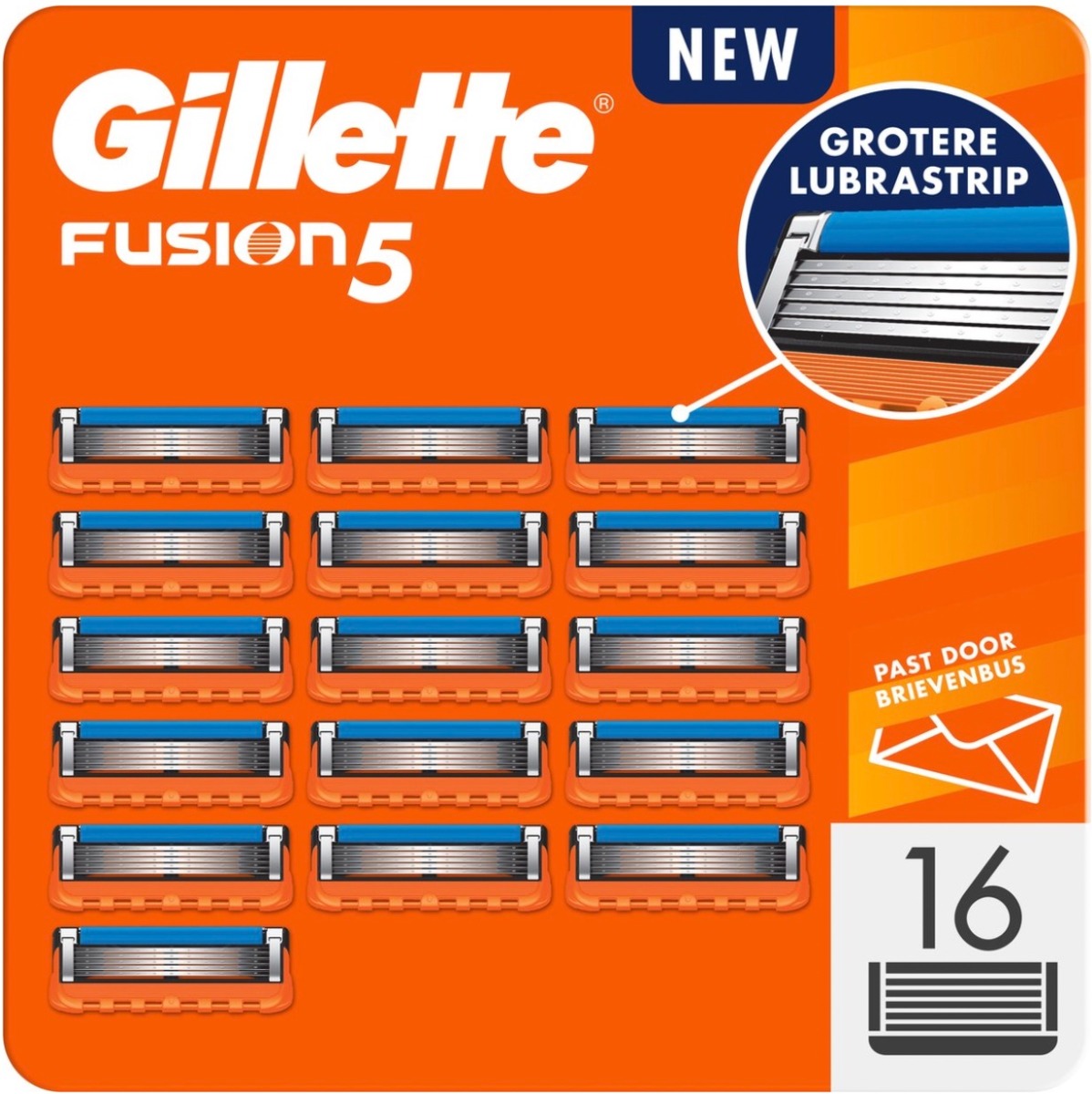 Gillette Fusion Scheermesjes 16 Mesjes