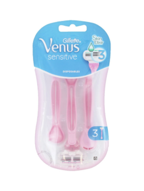 Gillette Venus3 Sensitive 3 wegwerpscheermesjes