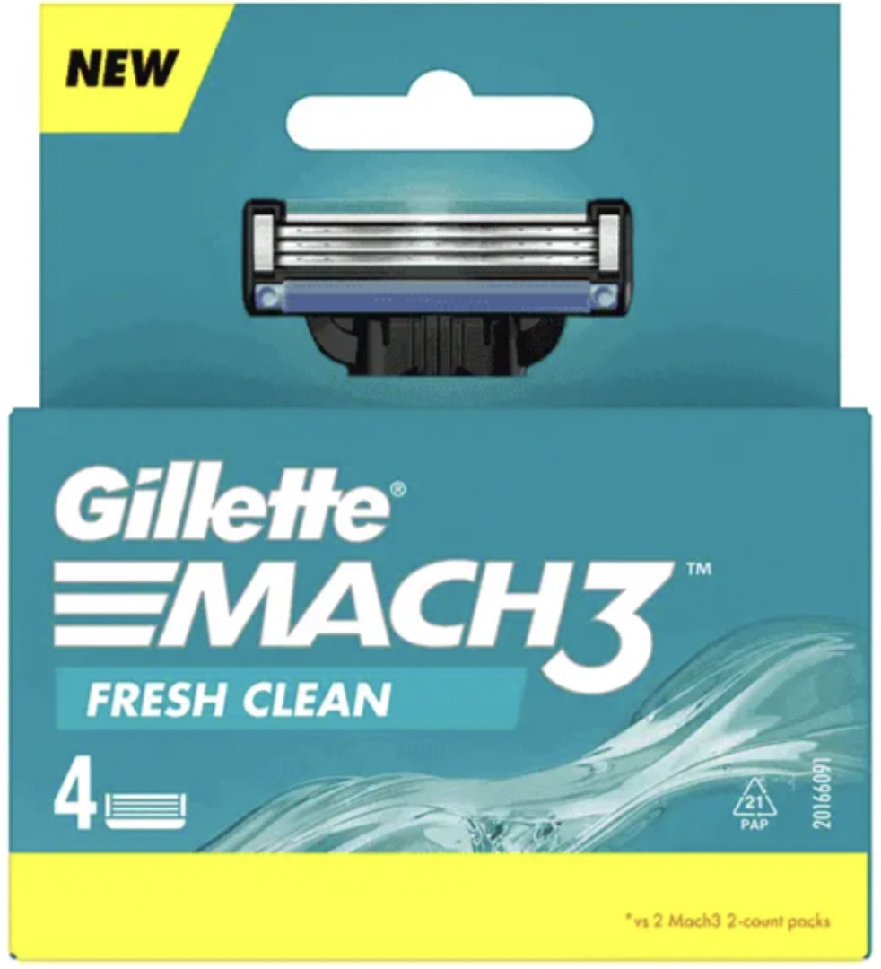 Gillette Mach 3 4 Scheermesjes