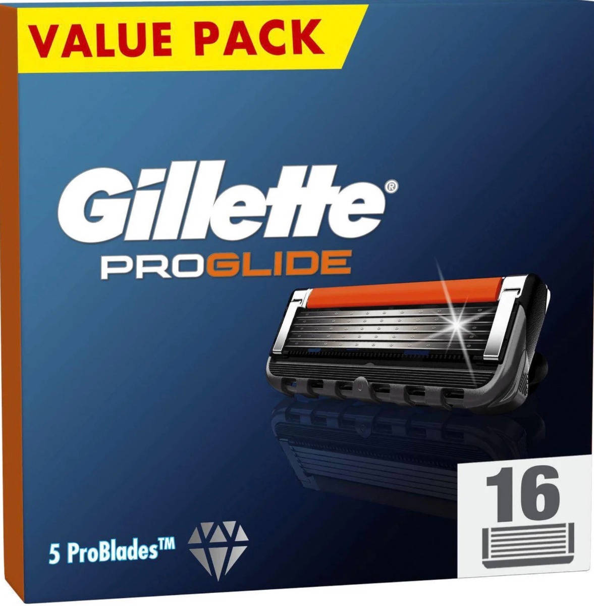 Gillette Proglide 5 problades 16 navulmesjes